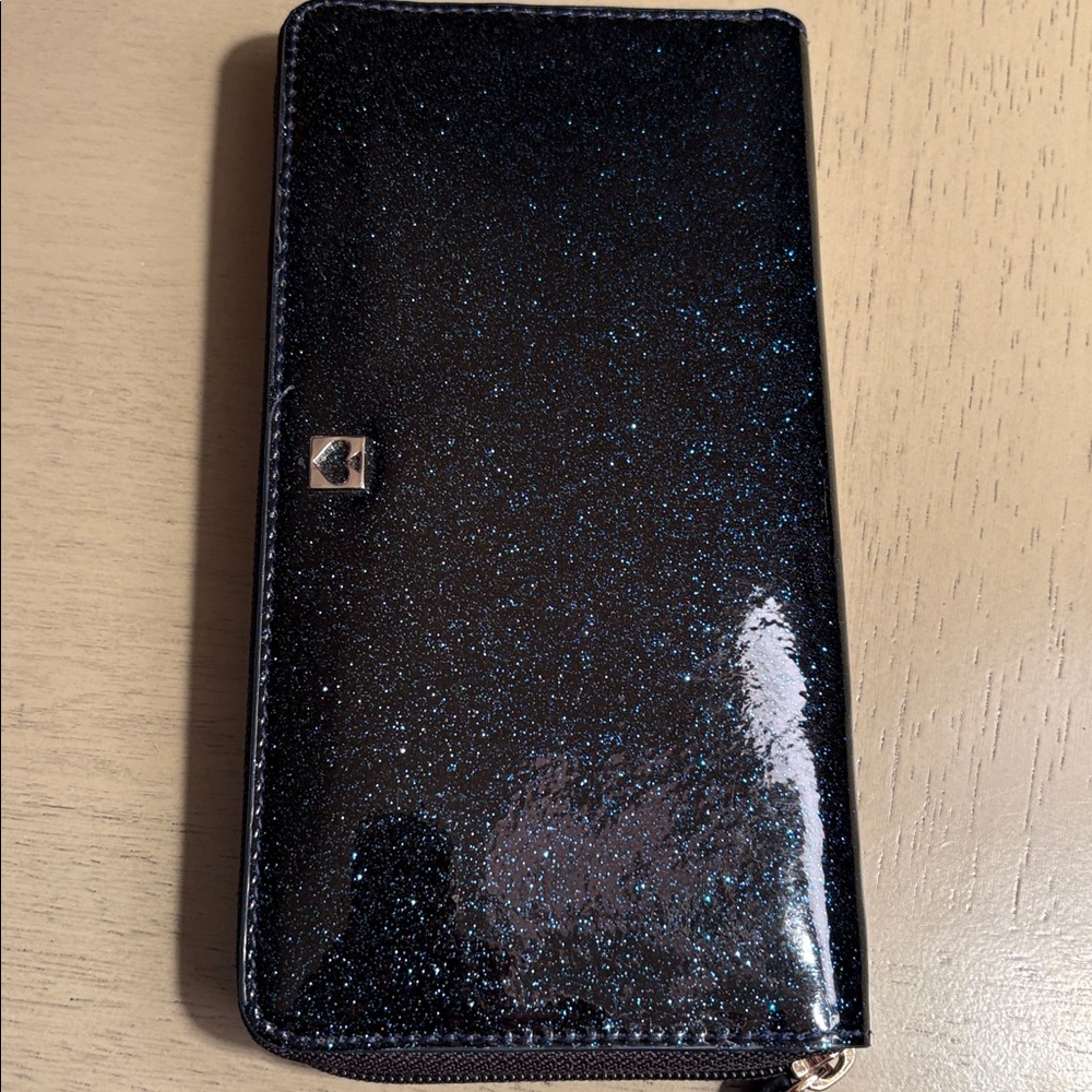 Kate Spade Black Sparkle Wallet NWOT - Picture 13 of 13